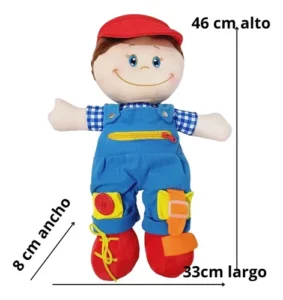 MUÑECO DIDACTICO DE TELA - Imagen 2