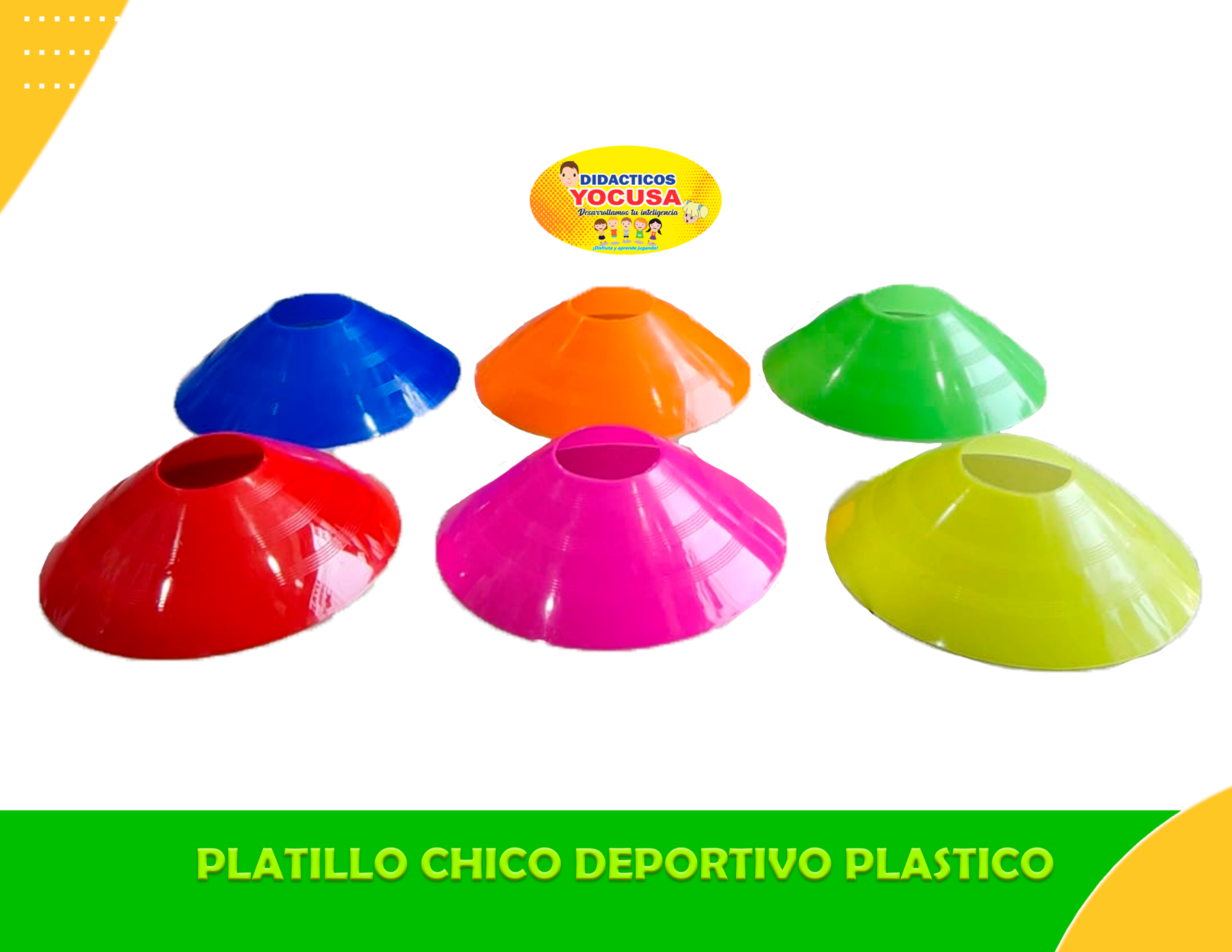PLATILLO DEÓRTIVO PLATILLO CHICO DEPORTIVO PLASTICO - Imagen 1