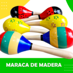 MARACA GRANDE DE MADERA