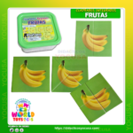 Cuadrados integrados fruta
