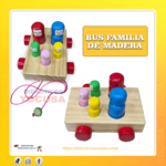 Bus Familia de madera