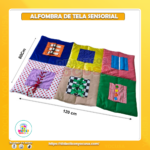 Alfombra de Tela con Sensorial ( EDU CUNA)