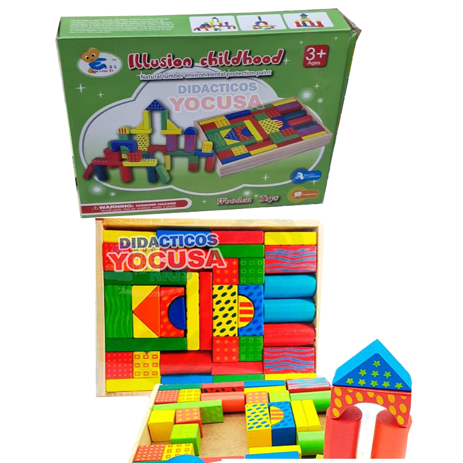 bloque caja verde