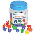 ANIMALES GRANJA  X 72 PCS LEARNING RESOUR