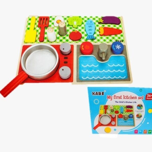 JUGUETE DE COCINA CON UTENCILIOS