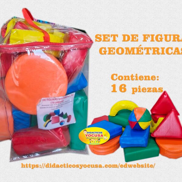 SET DE FIGURAS G. ESPUMA X 16 PZS 15CMX15X5CM