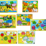 ROMPECABEZA ENACAJE  RELIEVE ANIMAL