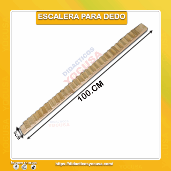 ESCALERA PARA DEDO X 28 PASOS (1MX6X 2.5 )