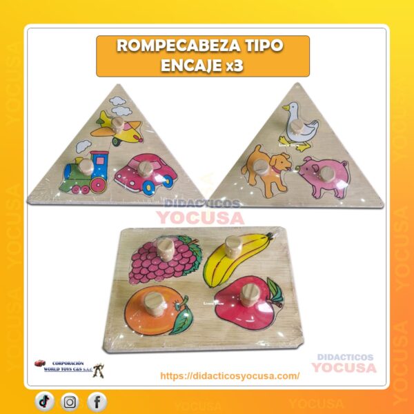 ROMPECABEZA X 3 TRIANGULO