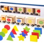 TREN DE MADERA CON COLORES