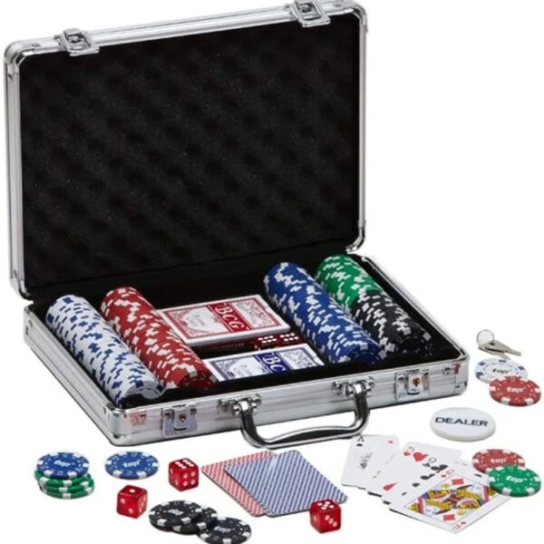 POKER DE 200 PCS MALETA
