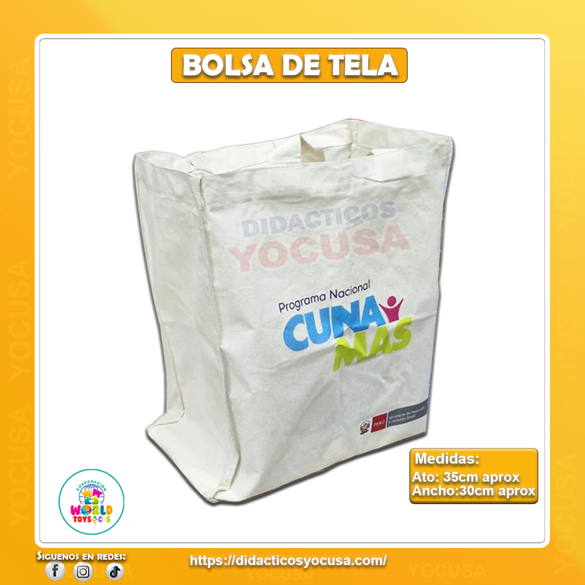 bolsa de tela