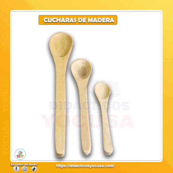 CUCHARA DE MADERA X 3 PCS