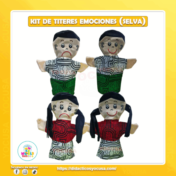 TITERE DE EMOCIONES X 4 SELVA MANOPLA