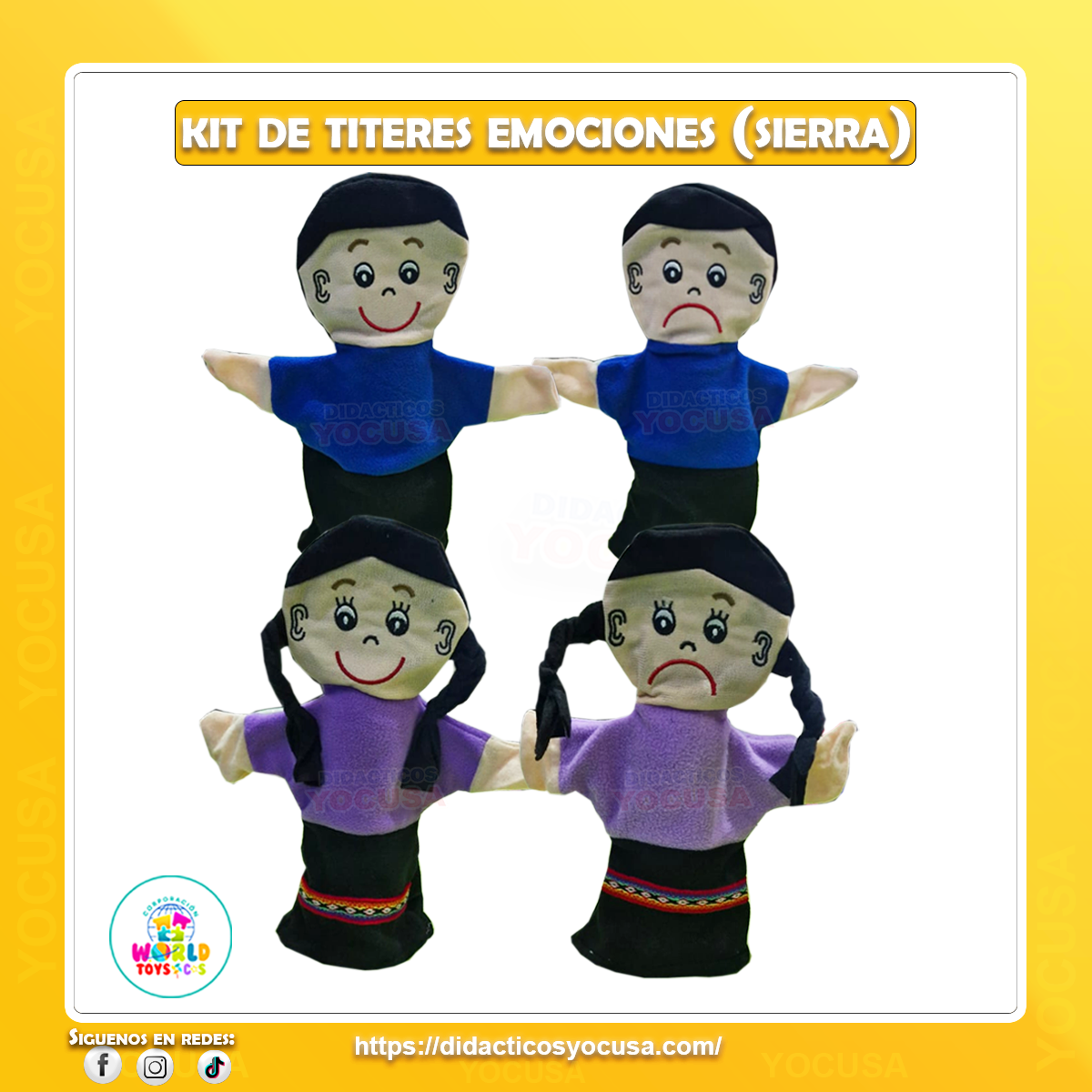 kit de tietes emociones sierra