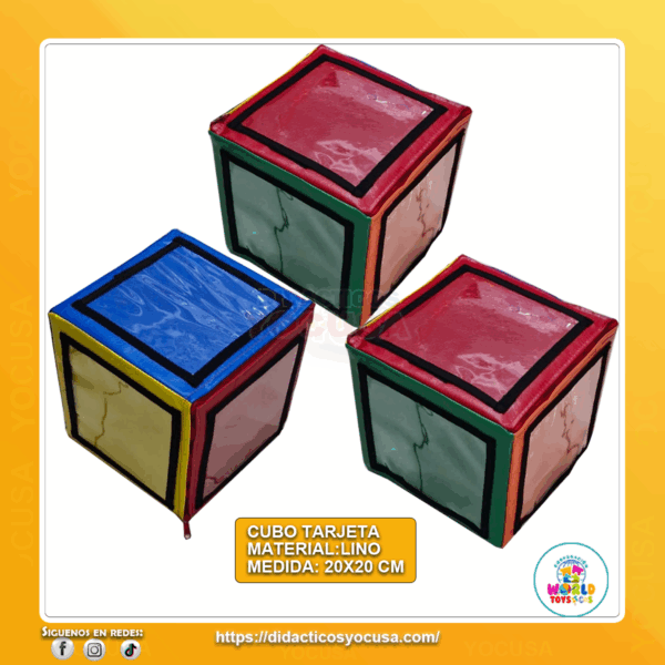 CUBO DE TARJETAS 20X20