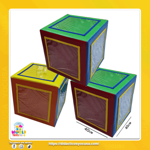 CUBO DE TARJETAS 40X40 CM -
