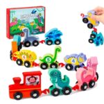 TREN DINO  DE MADERA