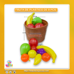 FRUTA DE PLÁSTICO  DE 9 PCS