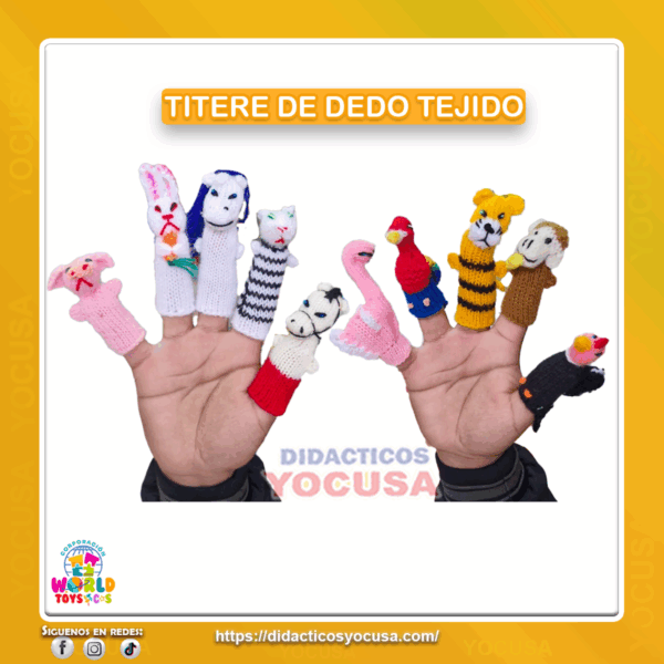 TITERE DE DEDO TEJIDO