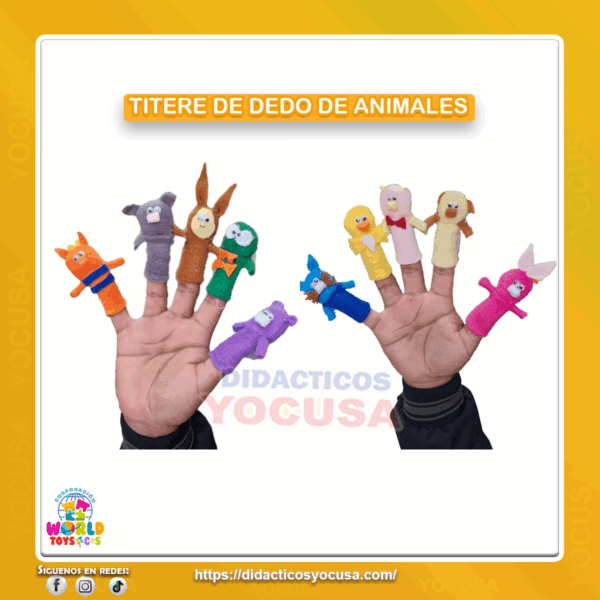 TITERE DEDO ANIMALES