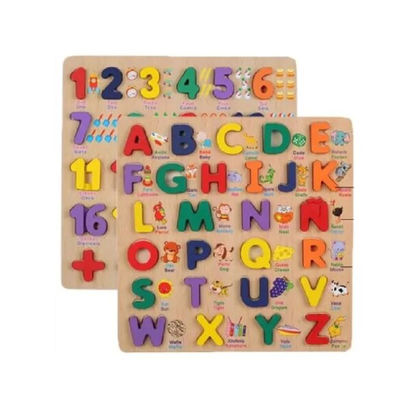 ROMPECABEZA ENCAJE ABC Y NUMERO