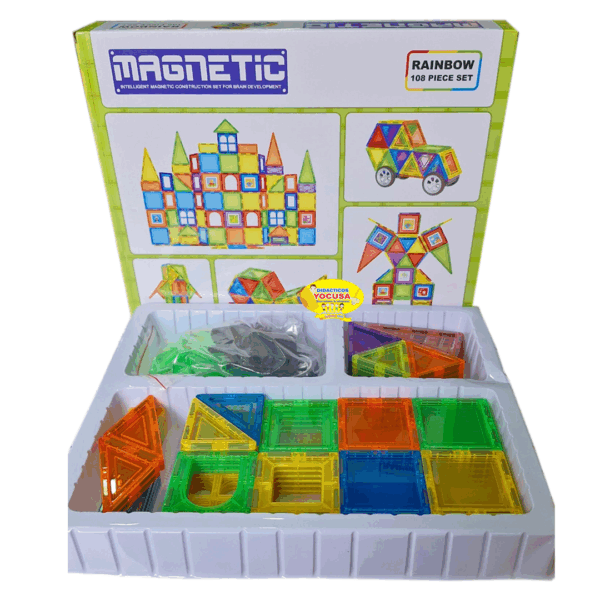 POLIEDRO IMANTADO X 108 PCS COLORES