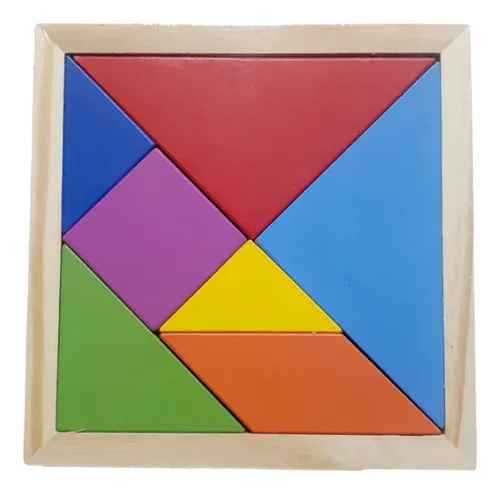 TANGRAN DE MADERA 18X18
