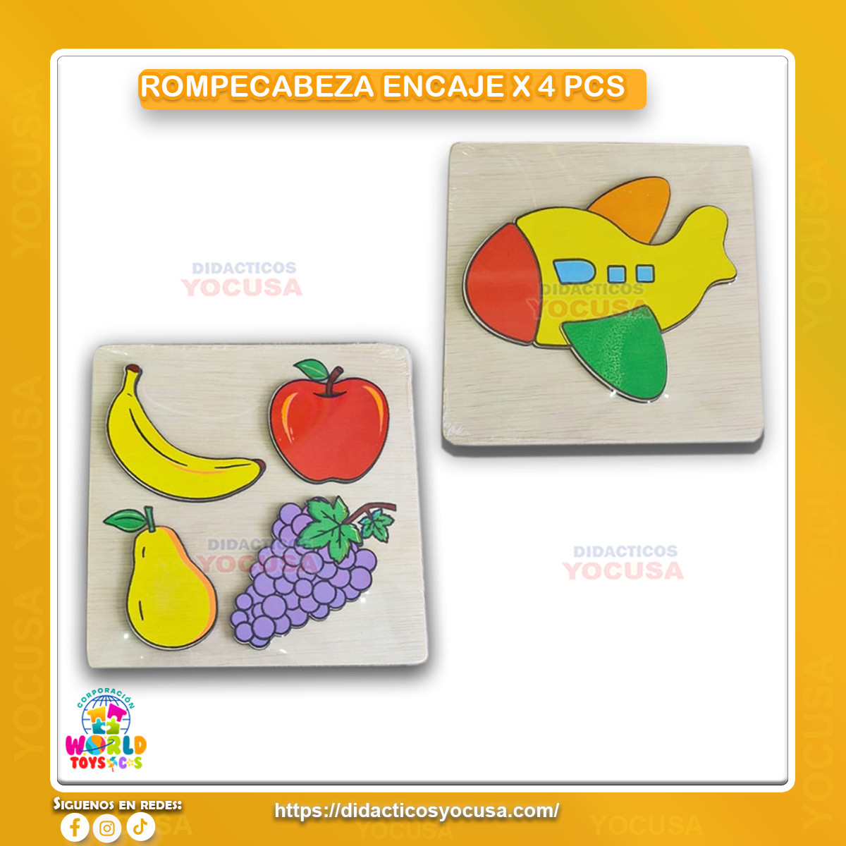 ROMPÉCABEZA X 4 ENCAJE