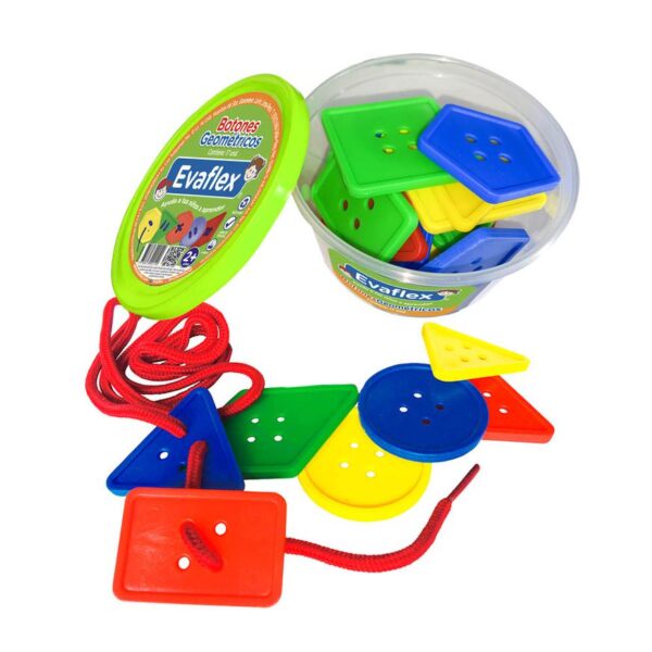 BOTONES GEOMETRICOS PCS EVAFLEX