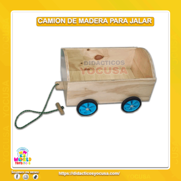CAMION DE MADERA PARA JALAR