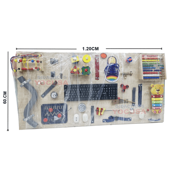 TABLERO SENSORIAL 60X1.20CM EXTRA GRANDE -