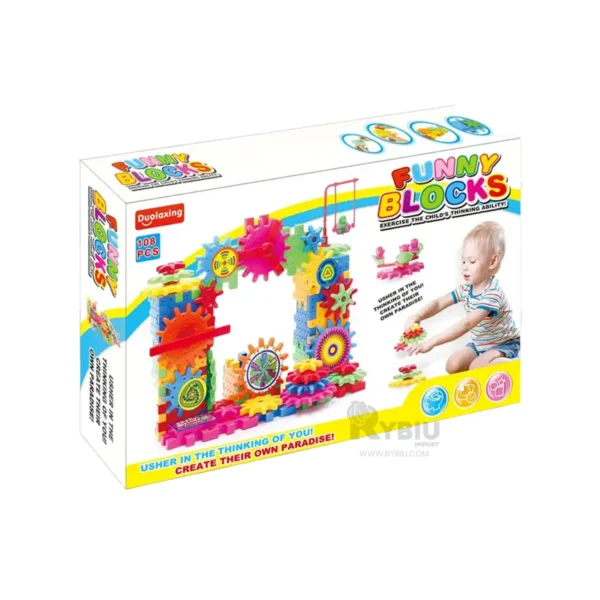 DIDACTICO BLOQUE LOCO 108 PCS