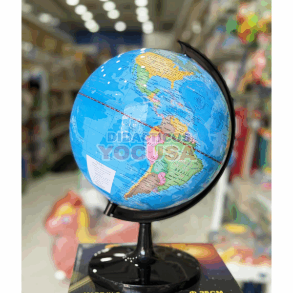 GLOBO TERRAQUIO CAJA GRANDE DE 25 CM