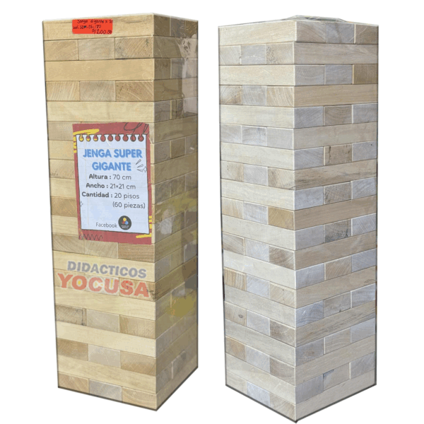 JENGA GIGANTE DE 70 CM