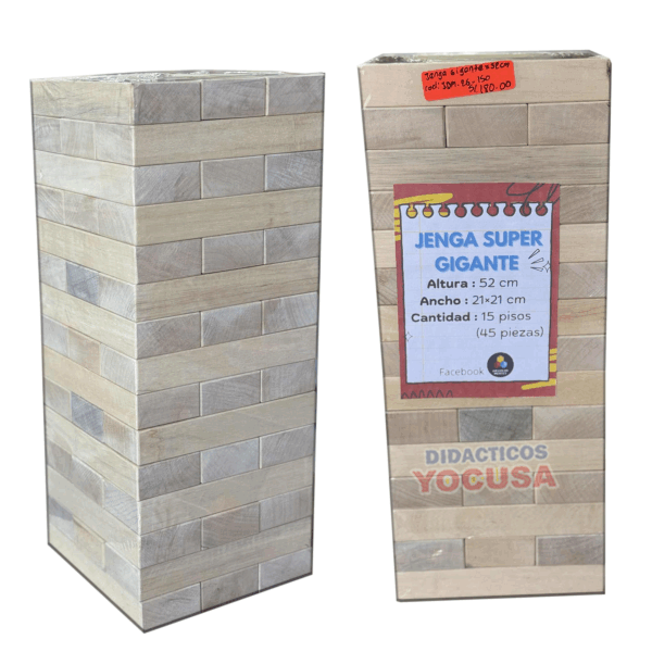 JENGA GIGANTE DE 52 CM