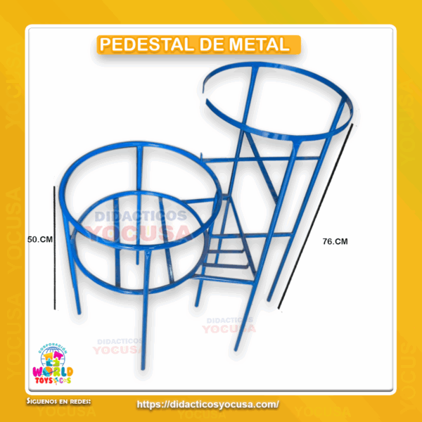 PEDESTAL DE METAL