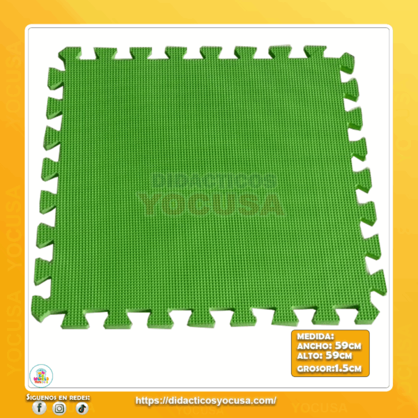 PISO 59X59 CM COLOR VERDE
