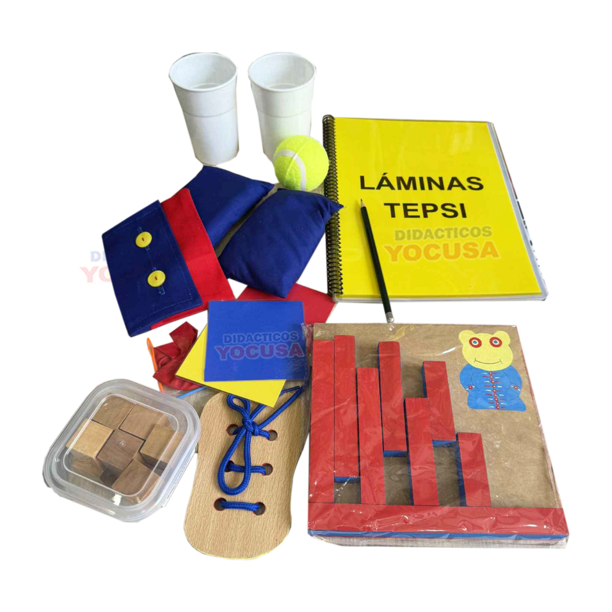 BATERIA PARA APLICAR TEST DESAR Y PSICOM( TEPSI) - DIDACTICOS YOCUSA