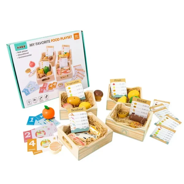 DIDACTICO JUEGO DE ALIMENTOS X 4 CAJA KABI