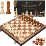 AJEDREZ DE MADERA IMANTADO GRANDE MALETA