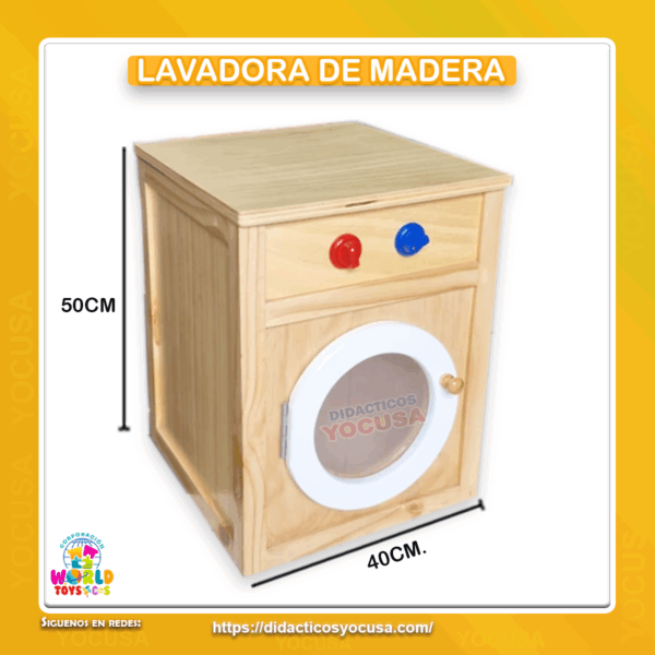 LAVADORA DE MADERA