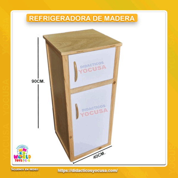 REFRIGERADORA DE MADERA