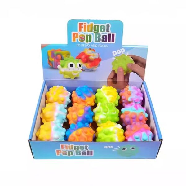 DIDACTICO PELOTA POPIT X 12 PCS