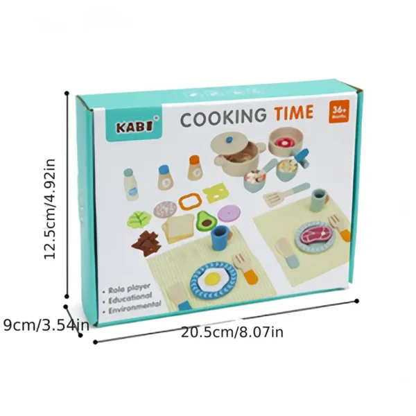 DIDACTICO SET DE COCINA CON OLLAS KABI