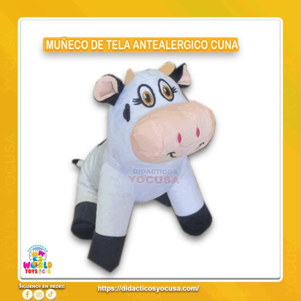 MUÑECO DE TELA ANTEALERGICO CUNA