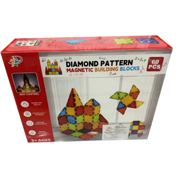 POLIEDRO IMANTADO X 60 PCS COLORES CAJA ROJO
