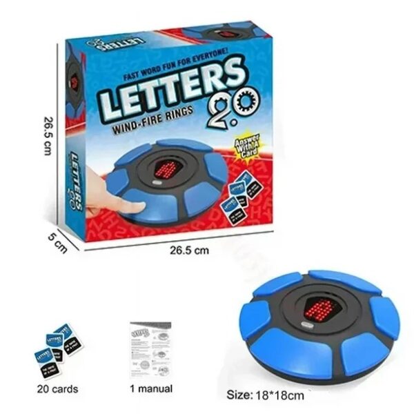 JUEGO DE MEZA LETTERS 20