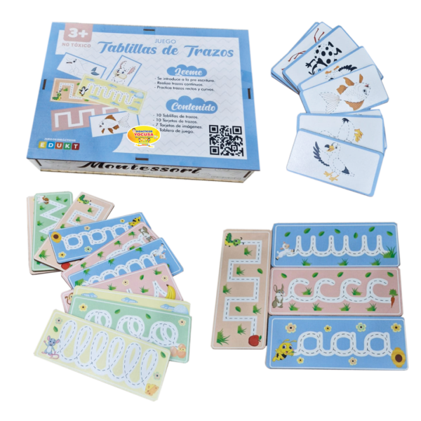 JUEGO DE TABLILLA DE TRAZOS EDUKT -
