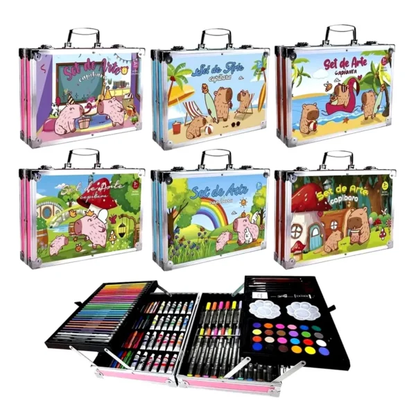SET DE ARTE MALETA METAL